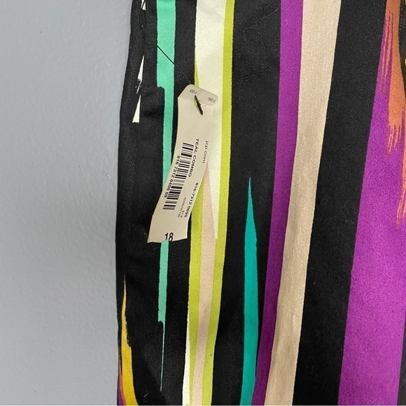 NWT Worthington multi color paint stroke pencil skirt size 18 - Picture 4 of 5